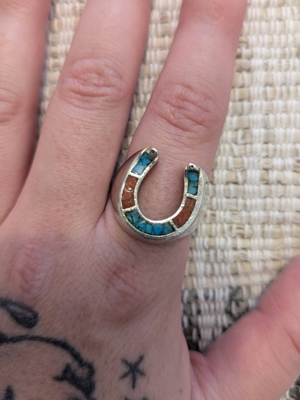 Silver Horseshoe Ring